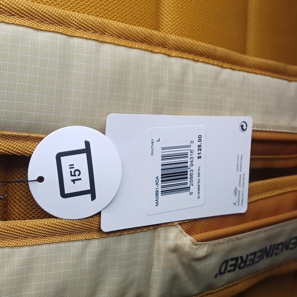 Jordan Men's Backpack in Tan and Cream - Picture 11 of 13